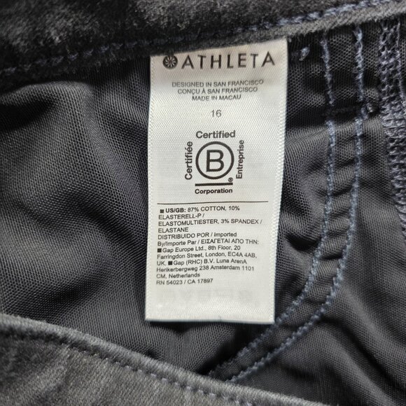 Athleta Jeans Womens 16 Straight Leg Ankle Black Sculptek Denim - Picture 4 of 11